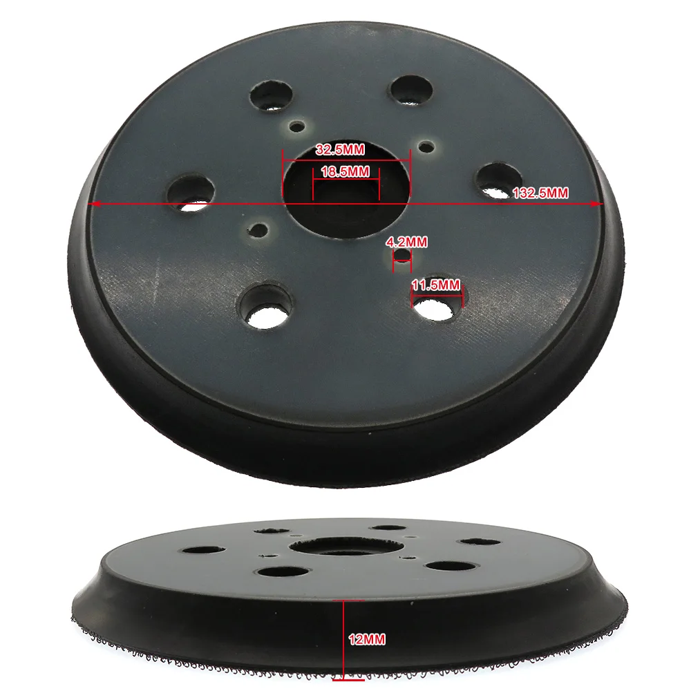 6นิ้ว6รู Hook และ Loop เปลี่ยน150มม.รองพื้น Sanding Pad สำหรับ Ridgid R2611สุ่ม Orbit Sander