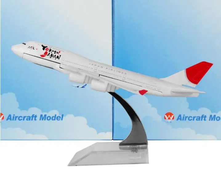

Size 1:400 plane model Boeing 747 Japan Airlines aircraft B777 Metal simulation airplane model for kid toys Christmas gift