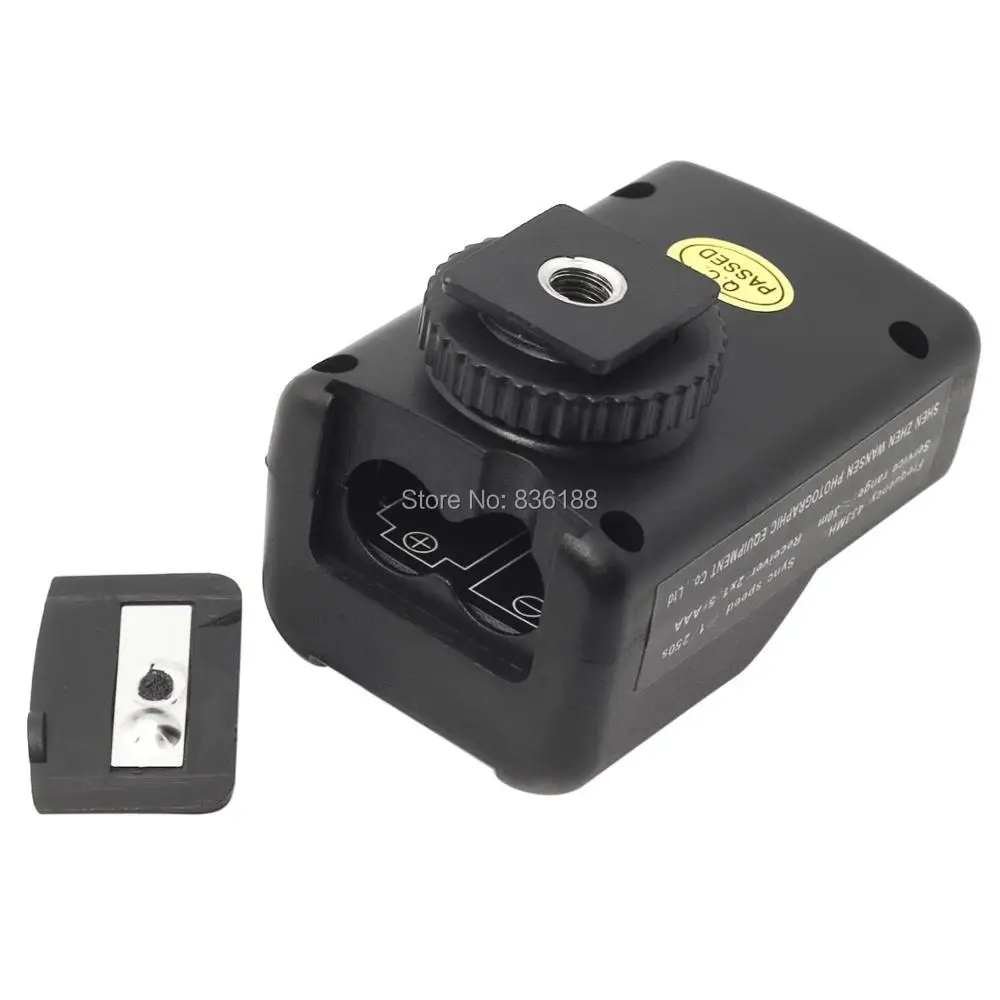 JINTU PT-16 16 Channel Wireless Remote Camera Flash Trigger W/2 Receiver for NIKON D3200 D7500 D5500 D5600 D3400 D90 D80 D60