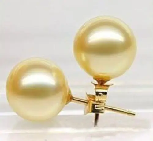 

925 Women's Wedding Jewelry 12mm Pair of South Sea Shell Pearl Earring stud Fine Factory direct