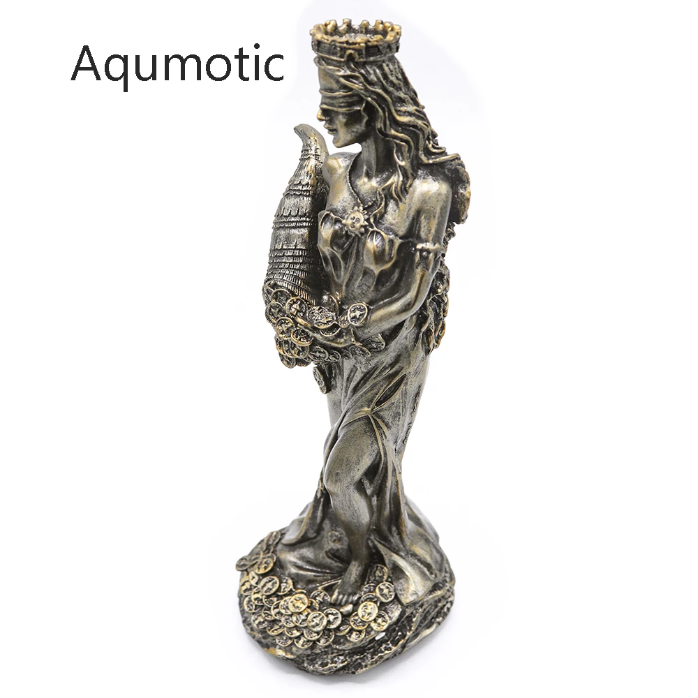 Aqumotic Wealth Goddess Plouto Money Mascot 1pc Decoration for Home Store Women Myth God Ploutos Decor about 27cm