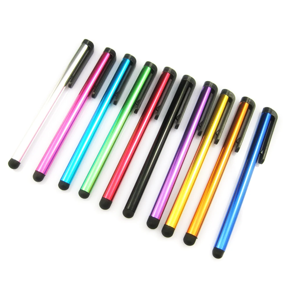 5pcs/lot Mini Metal Stylus Touch Pen for iPhone Samsung Huawei and Capacitive Screen Mobile Phone Pad Laptop