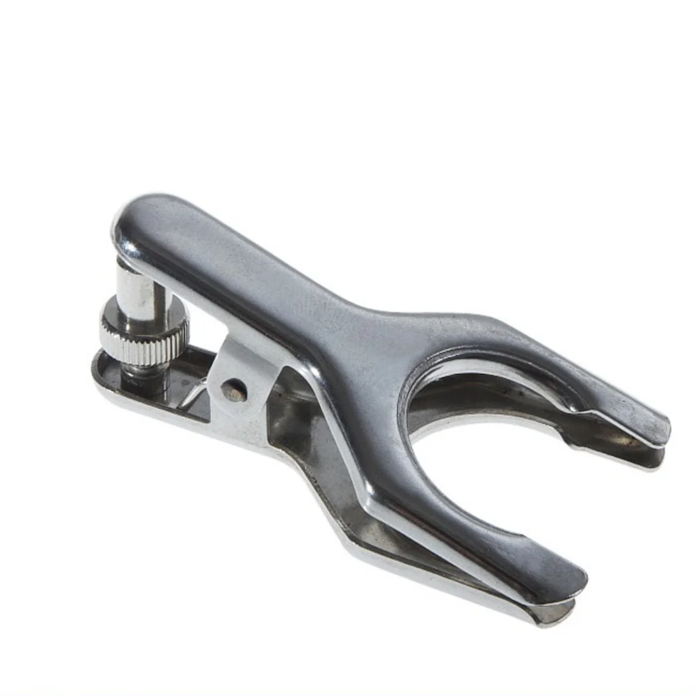 Multi Joint Stainless Steel Lab Clamp Pinch Clip Glass Ball Laboratory Quickfit