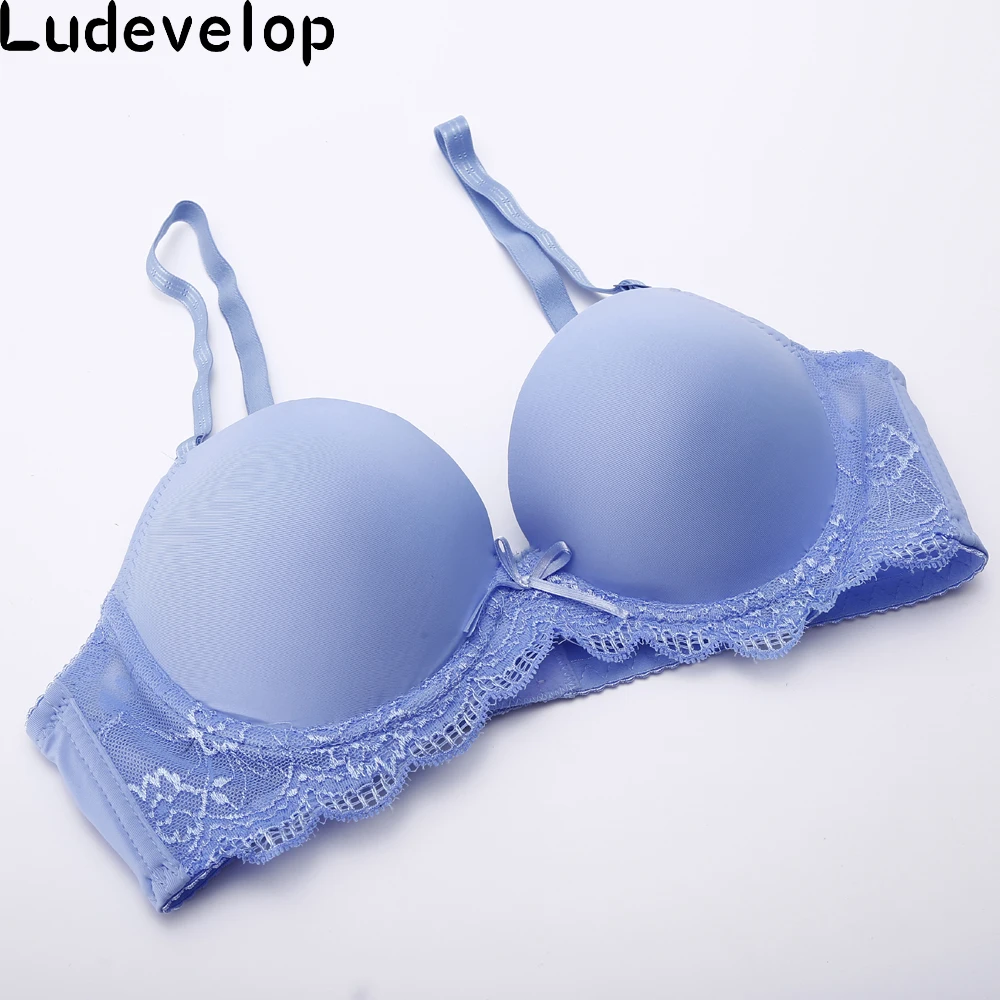 Ludevelop Women Sexy Bras,Plus Size Soutien Gorge lace bralette girls fashion bra,push up bra or women Black White Underwear