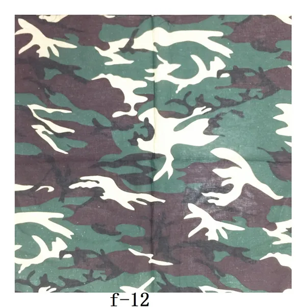 Camo Hip-hop Cotton Blended Brand Bandanas For Men Women Magic Head Scarf Scarves Wristscarf Accessories For Men Woman