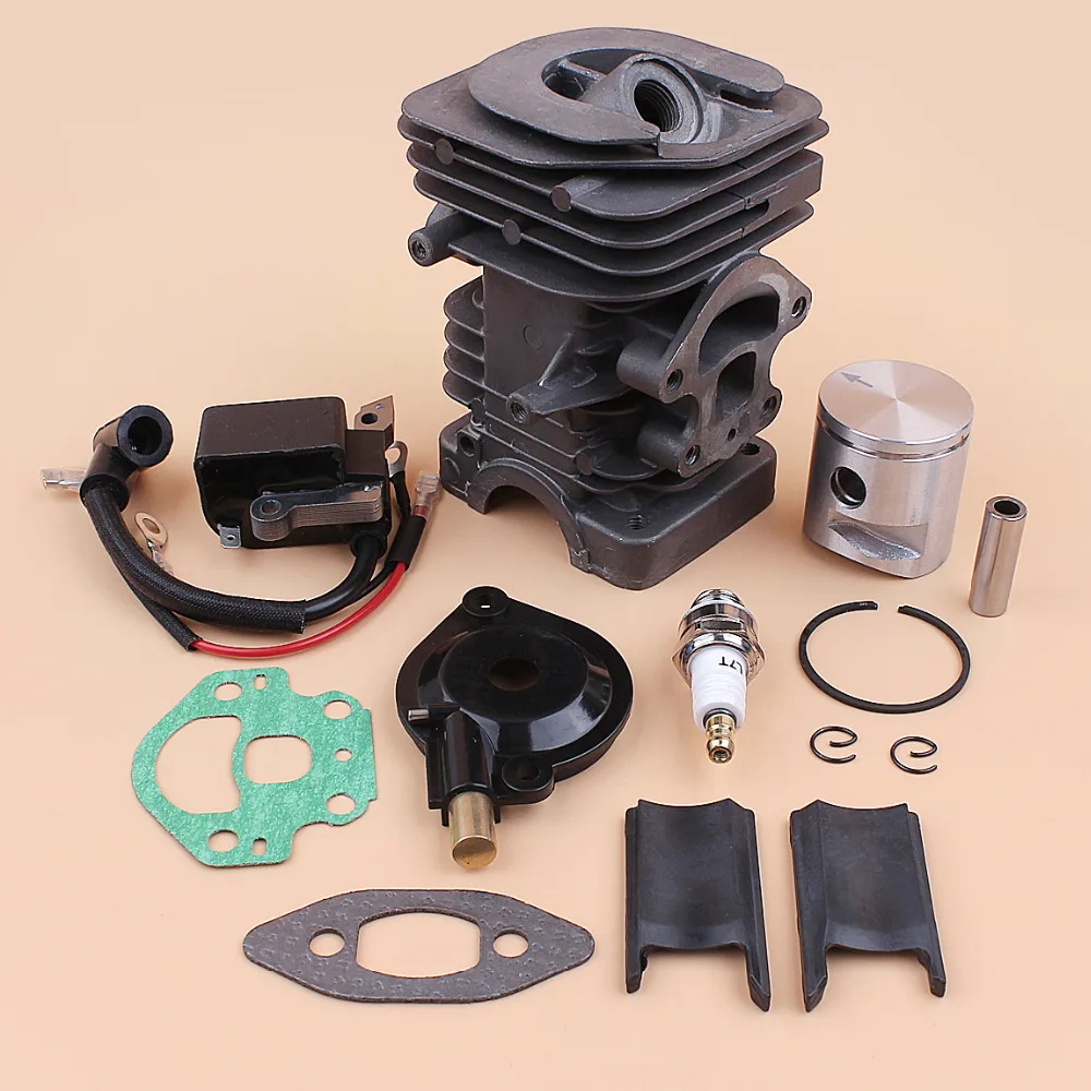 39 مللي متر اسطوانة مكبس ملف الإشعال مجموعة مضخة الزيت, لـ HUSQVARNA 236 240 235 بالمنشار المحرك إعادة بناء قطع الغيار #545 05 04 17
