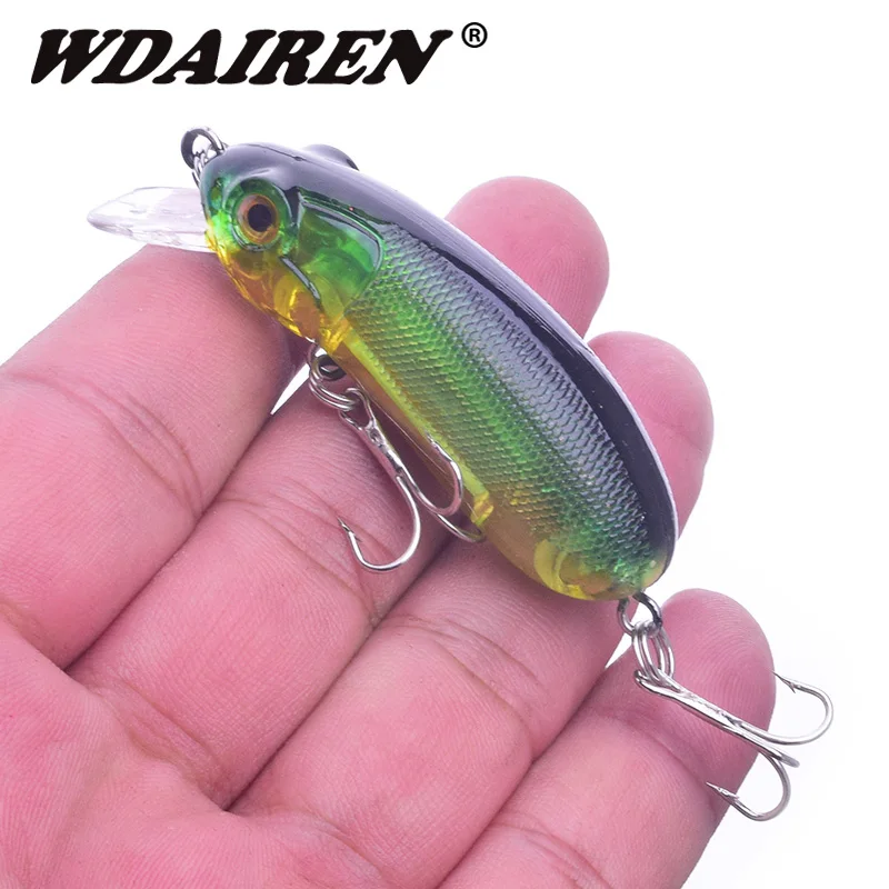 

1Pcs Minnow Fishing Lure 60mm 10g Tight Wobbles Slow Floating Jerkbait Tiny Artificial Hard Bait Crankbait Fishing Tackle FA-330