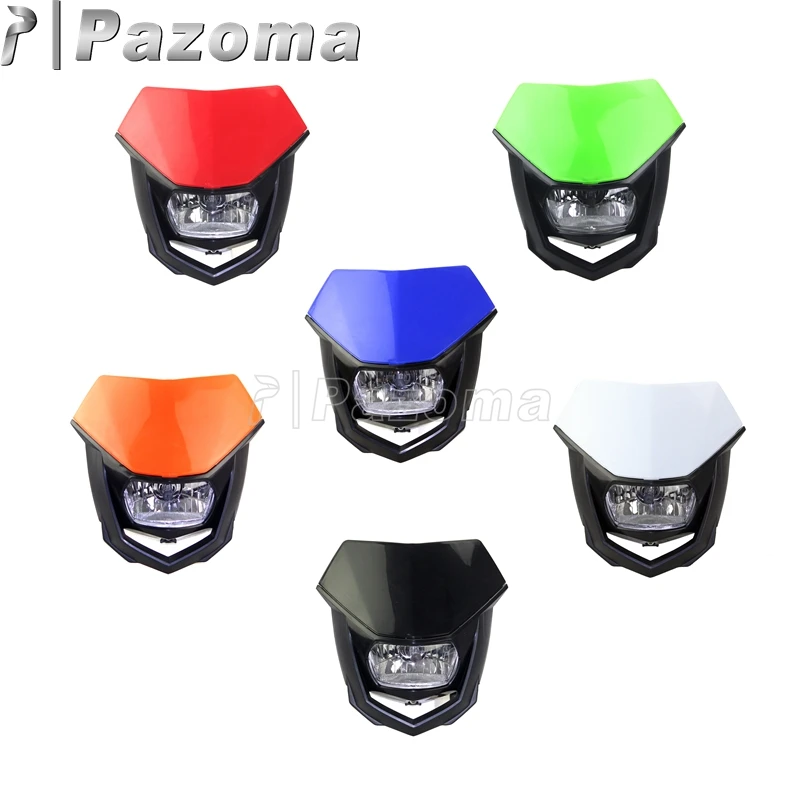 Motocross Off Road Universal Headlights Headlamp Dirt Bike Supermoto Motorcycle Headlamp for Honda CRF 250 450 FMX XR 650 CR