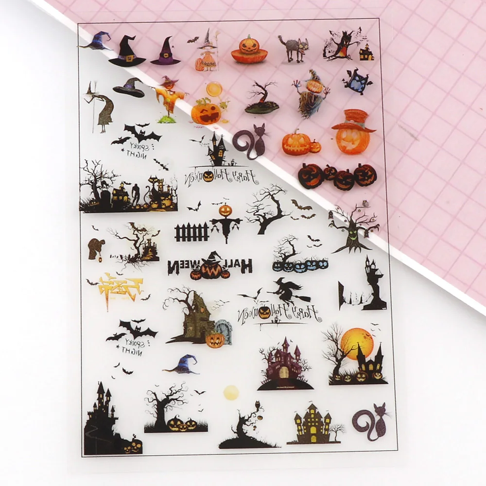 5 Vellen Gril Vogels Birdcage Stijl Scrapbooking Sticker Transparant Diy Hars Uv Mold Micro Stickers Sieraden Vulling Gereedschap