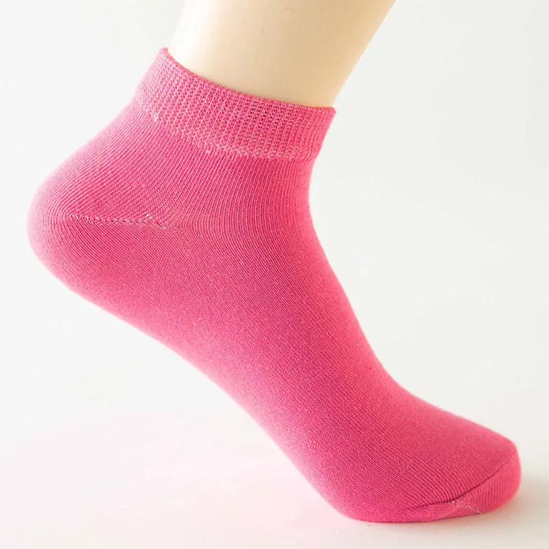 5 Pairs Women Low Cut Ankle Sock Candy Color Dots Love Hearts Funny Girls Socks Spring Autumn Breathable Cotton Ladies Sock Meia