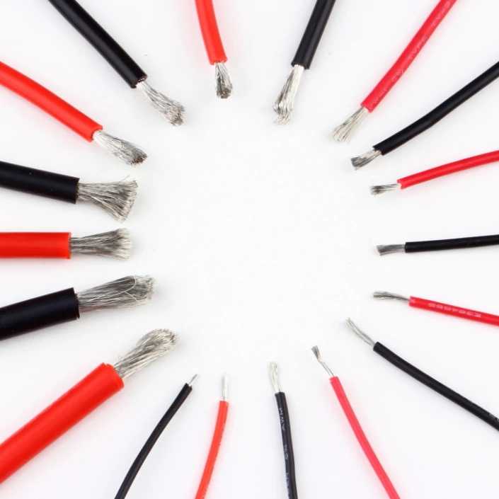 1 متر أحمر + 1 متر أسود سيليكون سلك 10 12 14 16 18 20 22 24 26AWG عازل للحرارة لينة سيليكون هلام السيليكا سلك كابل