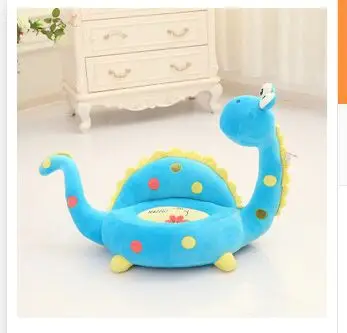 about 50x48cm cartoon animal design plush toy elephant, panda ,Orangutan Dinosaur sofa tatami plush toy sofa floor seat cushion