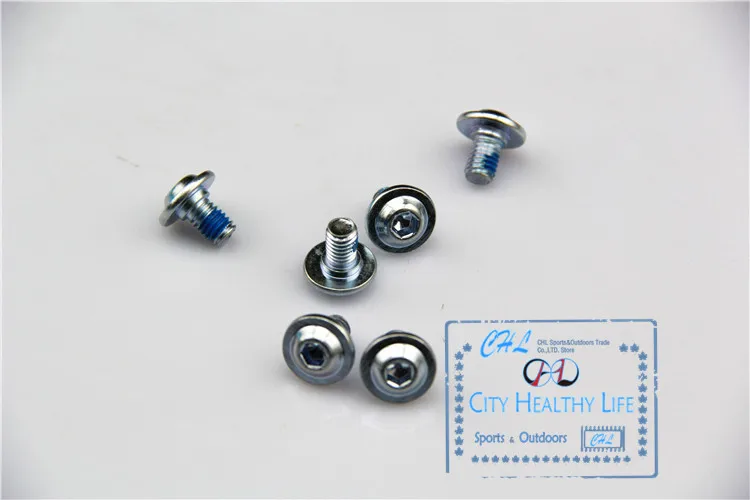 6mm Diameter Skating Screw Fixed Inline Speed Skates Upper Boot, install Skating Frame to Skating Boot 4 pcs/lot