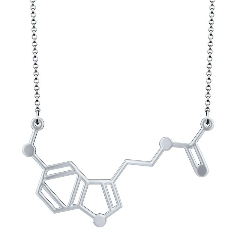 Wholesale Melatonin Molecule Necklace