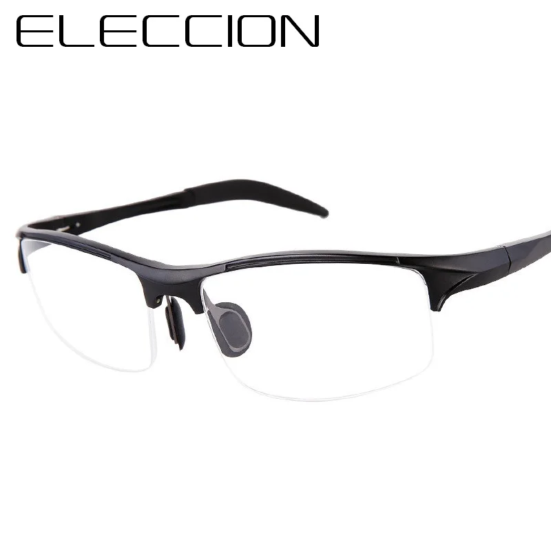 ELECCION Brand Prescription Men Glasses Frame Aluminium Magnesium Alloy Frame Spectacle Eyeglasses Myopia Glasses sports goggles