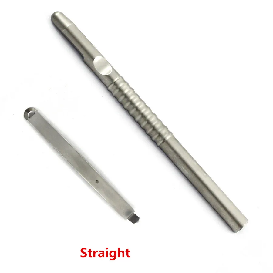 1 Pcs Dental Implant Bone Schraper Instrument Rvs Tool Chirurgisch Collector Rechte En Gebogen Voor Kiezen