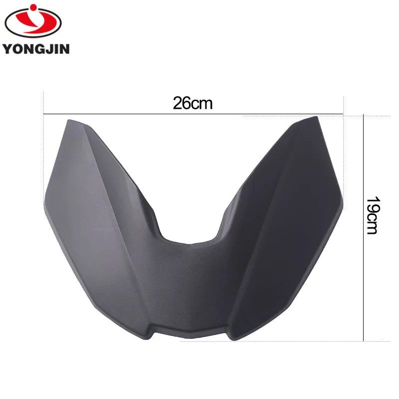 

Black Motorcycle Accessories Front Fender Beak Extension Extender Wheel Cover Cowl For BMW G310GS 2017-18