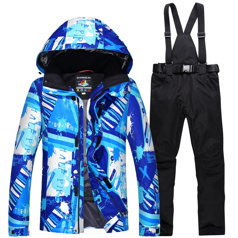 New Winter Snowboarding Men Sets Waterproof Windproof Ski Suit Climbing Skiing Warm Winter Jacket+Pant Snow Outdoor Clothes