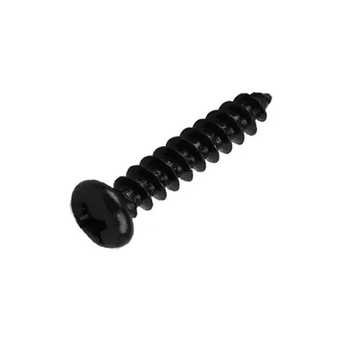 Wkooa M1.2x3.5 Self Tapping Screws Laptop Screw Small Phillips Pan Head Diameter 2mm Black Steel Pack 1000