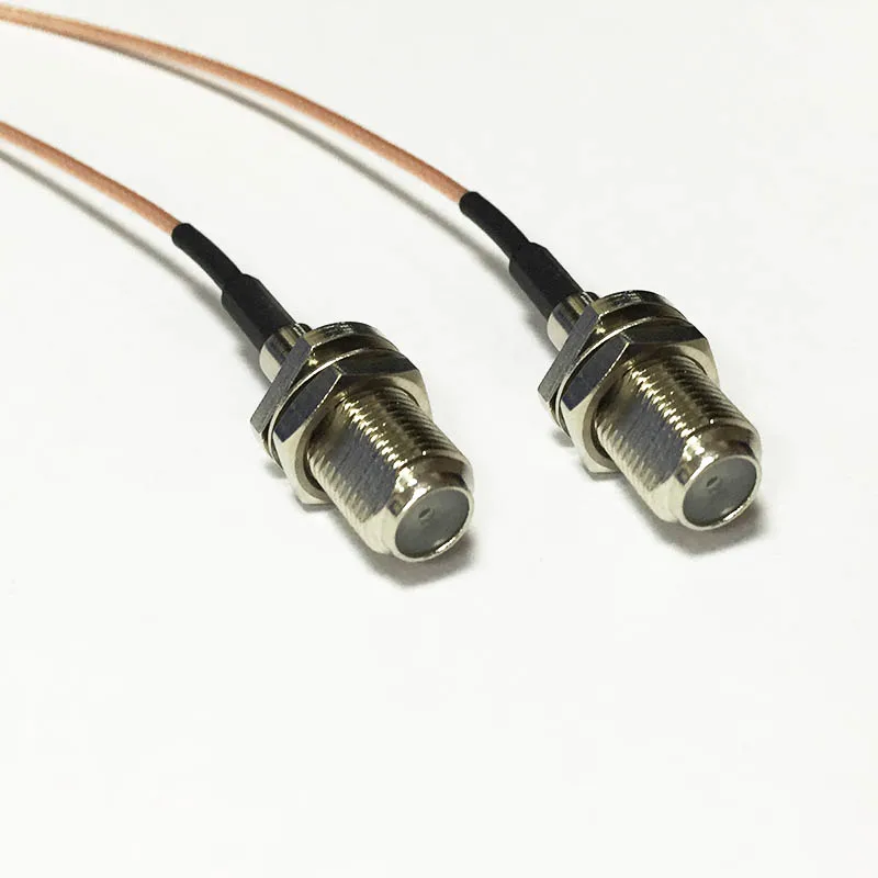 Nieuwe F Vrouwelijke Jack Switch F Vrouwelijke Jack pigtail kabel RG178 kabel adapter 15 CM 6 "Groothandel