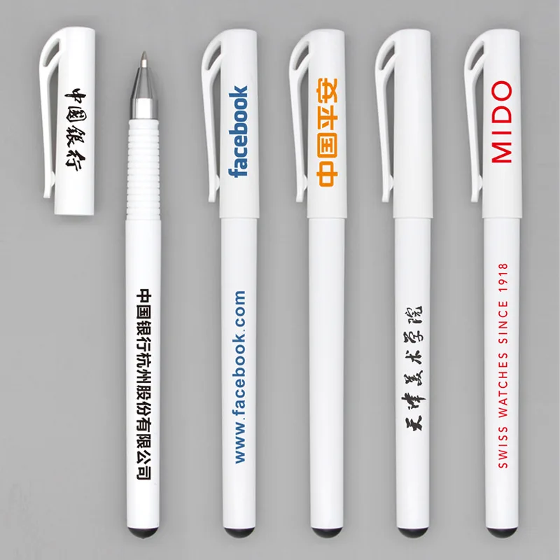 500pcs/set Advertisement Neutral Pen Custom Logo Printing High Automobile Company Promotional Logo Pen Custom Printing