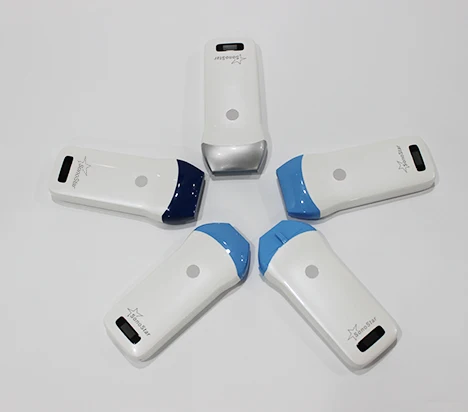 Série linear sem fio sonda tipo ultrassom scanner withdeep azul cabeça doppler oscilômetro para android ios tablet mini pc