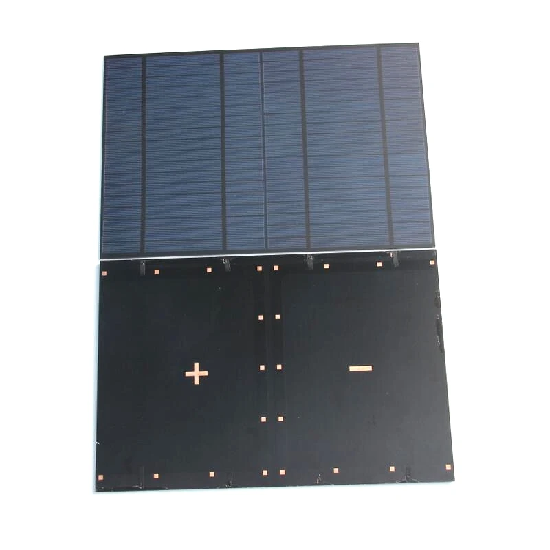 Wholesale 24PCS/Lot Amazing 10W 18V Polycrystalline Solar Cell PET Solar Panel Wide Compatibility High Quality 318*215*3MM