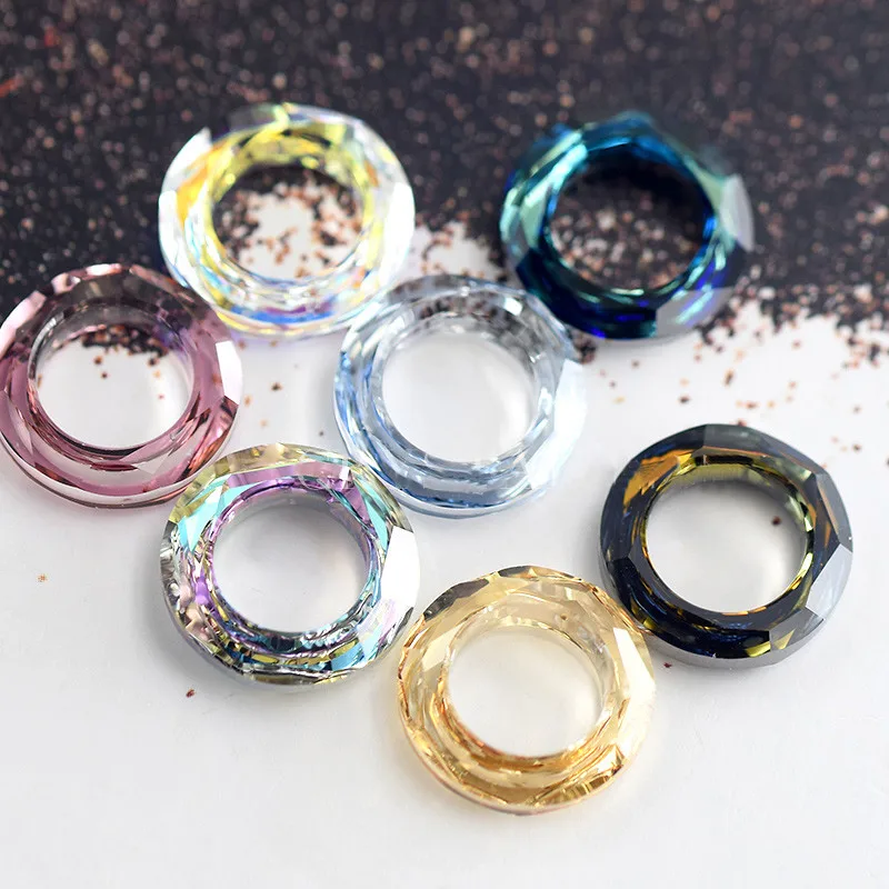 Most Fashion 20pcs high shining Ring of Angels/Angel Circle glitter nail art glass rhinestones colorful nail art bright drill