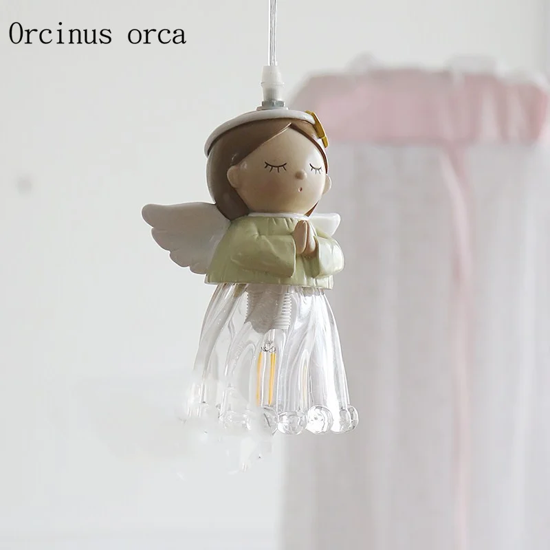 

Simple American cherub children's room chandeliers boys bedrooms restaurants bar chandeliers free shipping