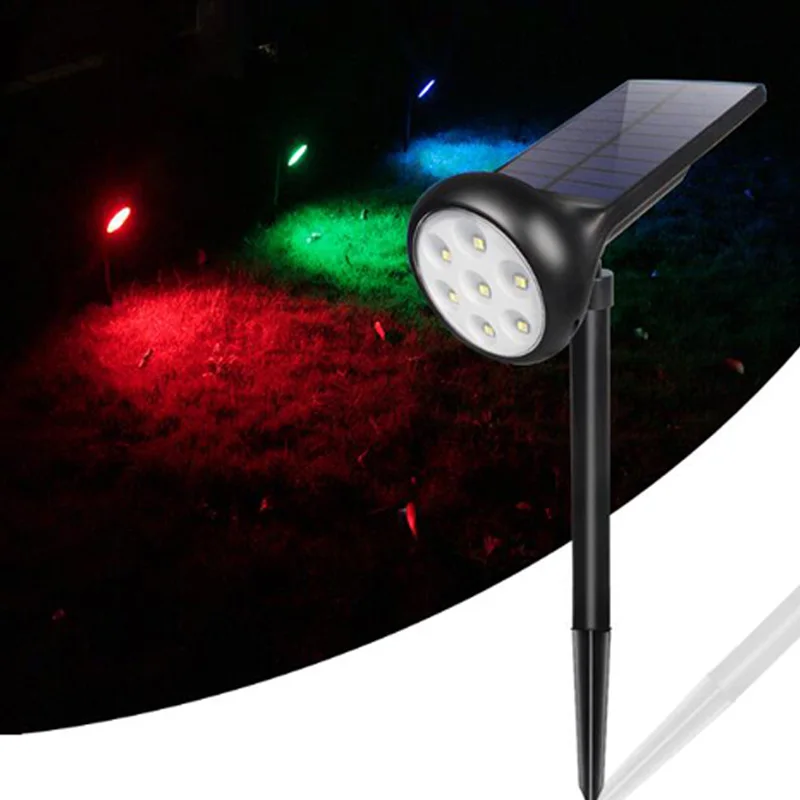 

Led Solar Lamp For Garden Light 7 LED Colorful IP65 Outdoor Waterproof Lawn Led Light Solar Panel Spotlights For Outdoor lamps