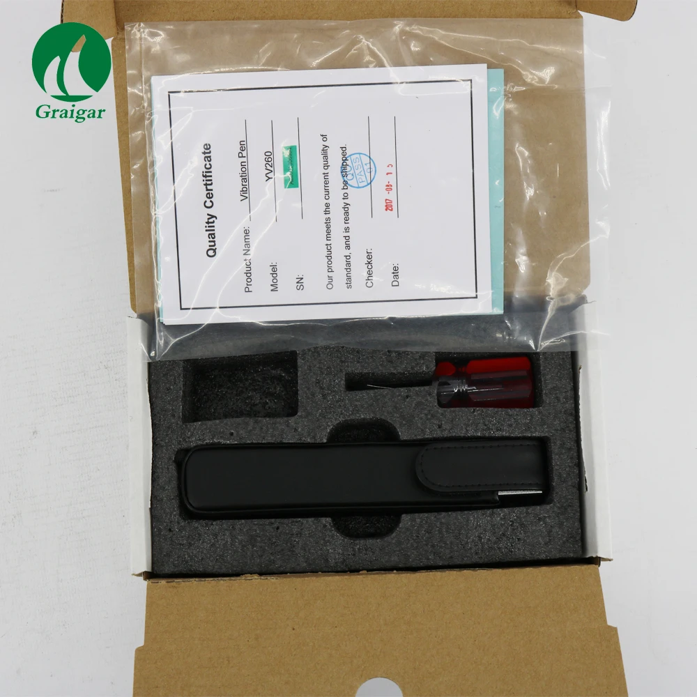 YV260 pena Digital alat uji Meter getaran penguji Vibrometer