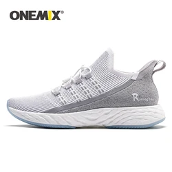 ONEMIX-Chaussures de course ultra-légères pour hommes et femmes, baskets de jogging, de tennis, originales, respirantes, 2024