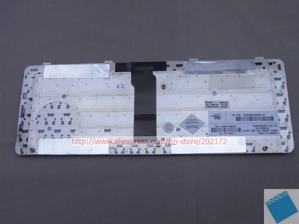 Brand New Silver Laptop Keyboard 468817-281 462554-281 For  HP Pavilion DV3000 DV3100 Thailand Layout 100%  compatiable us