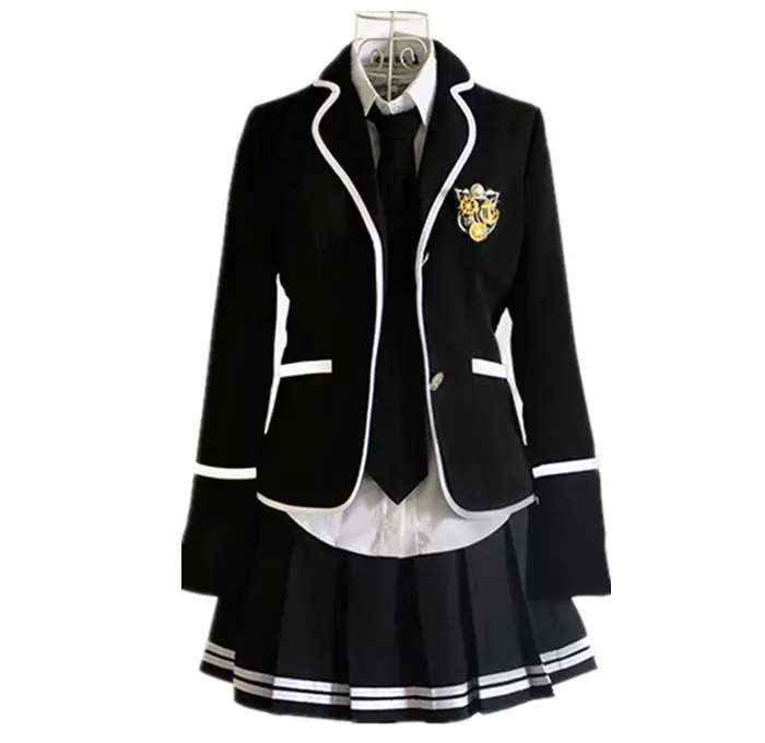 Uniforme escolar infantil de manga comprida, uniforme de leitura para estudantes da escola primária, uniforme britânico de leitura