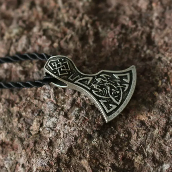 

20pcs wholesale Viking Axe Perun's Axe Slavic Viking Jewelry Amulet men Pendant necklace