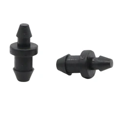 3mm and 4mm Hose End Plug Garden Irrigation Pipe Fittings Hose Water Seal Closure Tools Plastic Connector 50 Pcs