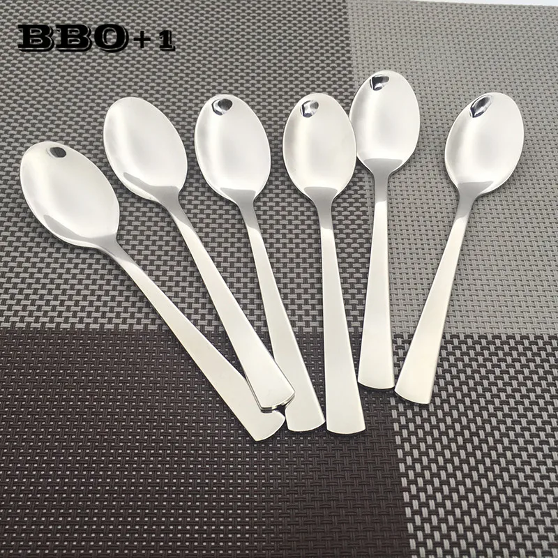 

14cm Stainless Steel Teaspoon Sugar Spoons Mini Tea Small Coffee Spoon Mixing Honey Straw Tea Spoon Xmas Restaurant Bar Cutlery