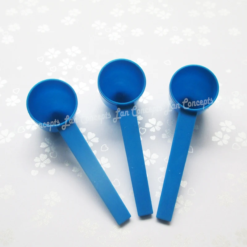 10ML PP Spoon 5g gram Plastic Scoop for medical milk powder Liquid - blue 200pcs/lot free shipping