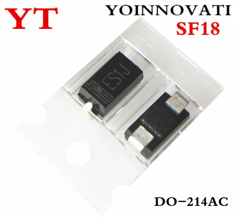 

1000pcs/lot SF18 1A 600V SMA DO-214AC ES1J Best quality.