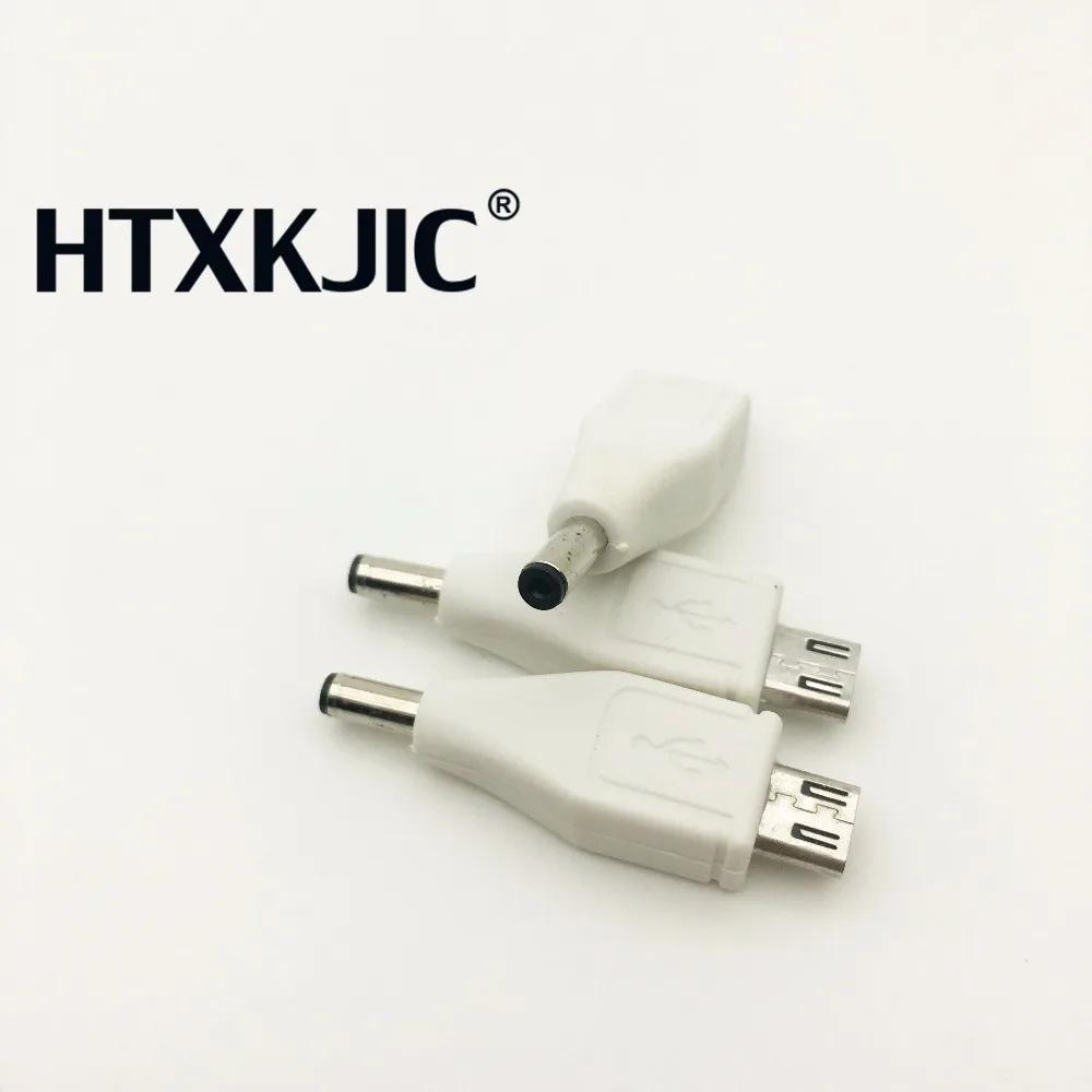 10 قطع مايكرو usb ذكر التوصيل إلى العاصمة 3.5*1.1 ملليمتر ذكر التوصيل dc المقابس شحن موصل الطاقة محول للهاتف المحمول