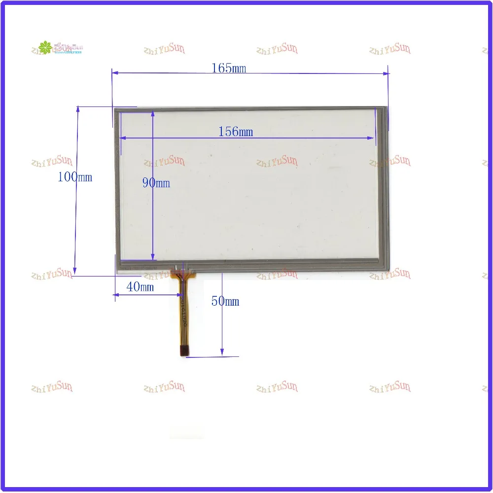 

ZhiYuSun 165mm*100mm 7inch 4 line touch screen panel HANCAI-SY-068049 165*100 Sensor glass Compabible for GPS CAR