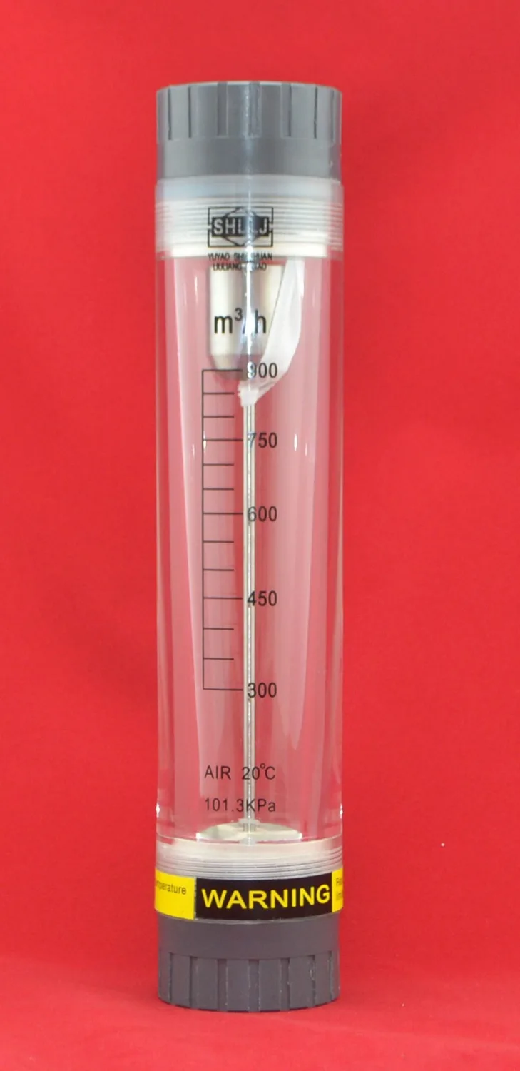 LZM-50G Acrylic and stainless steel float rotameter Pipeline flowmeter water/liquid  flow meter 2\