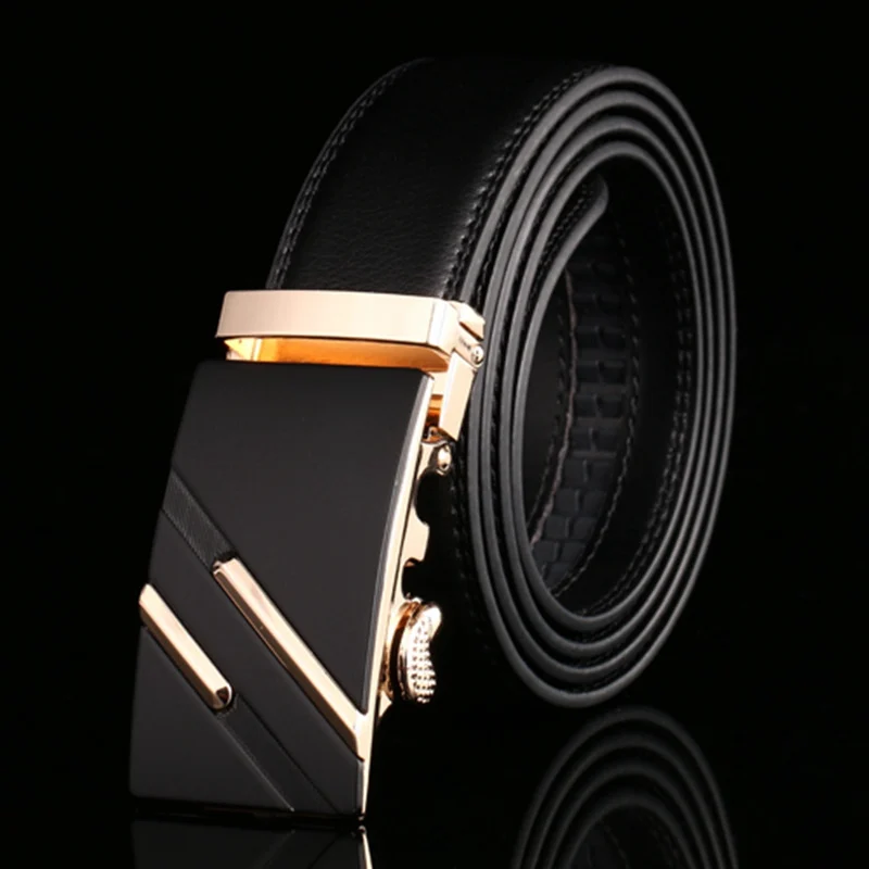 Belt 2019 New Designer Automatic Buckle Genuine Leather Men Belt 110cm-130cm Luxury Belts for Men