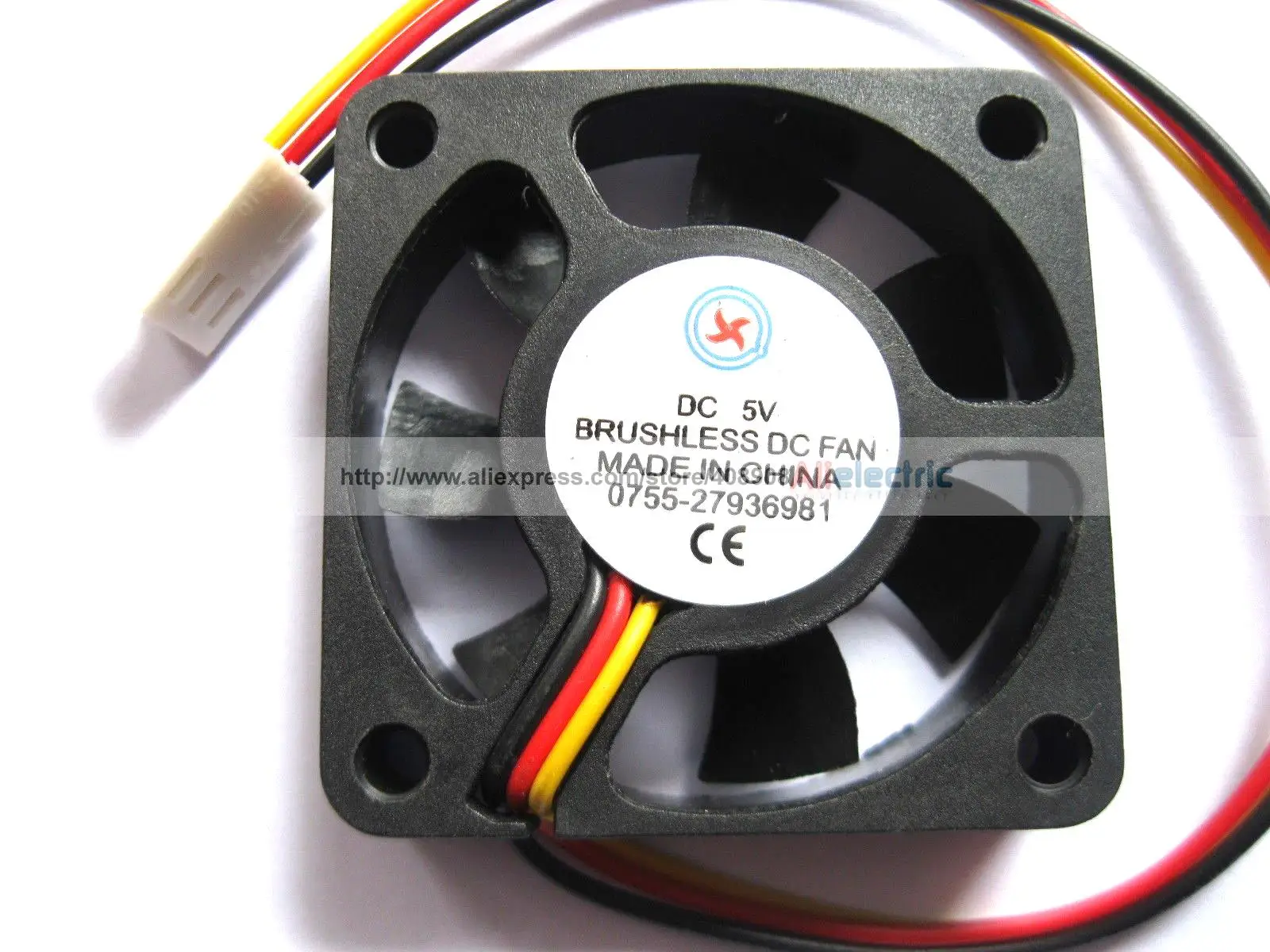 

10 Pcs Brushless DC Cooling Fan 7 Blade 5V 5010s 3 Wire