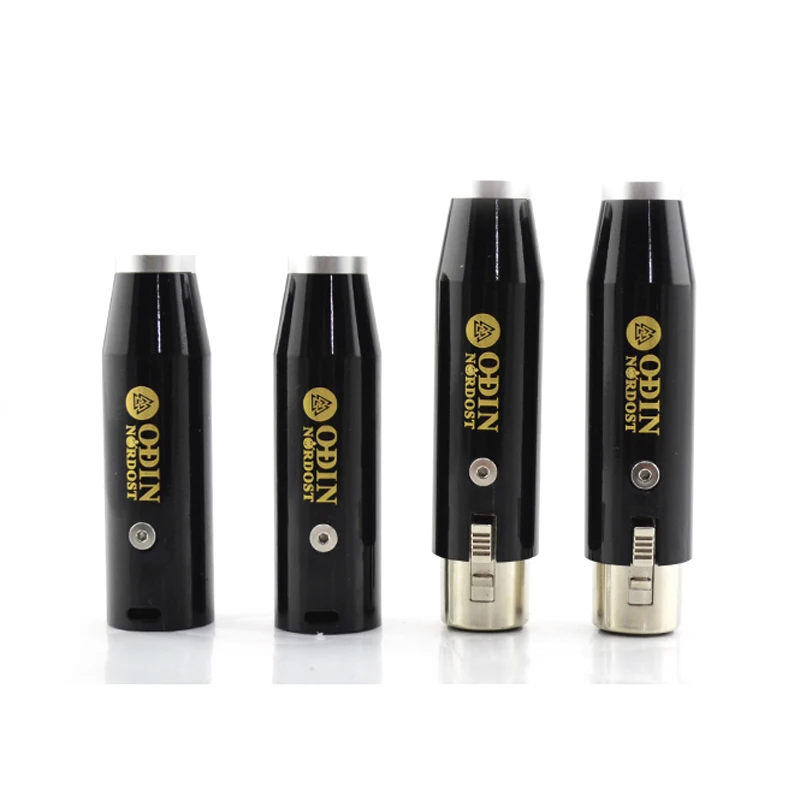 4 STUKS XLR stekkers gebalanceerde stekkers audio XLR verzilverd balanced stekkers