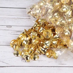 1cm 2cm Small Bells For Crafts Mini Jingle Bells Gold Silver Pet Hanging Metal Bell Wedding Christmas Decoration Accessories