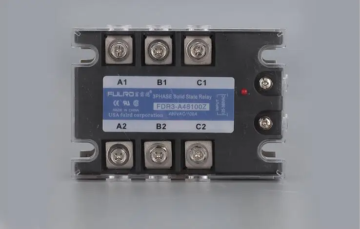 

Three-phase solid state relay AC-AC AC125-380V Control AC24-480V FDR3-A4850Z FDR3-A4880Z FDR3-A48100Z FDR3-A48120Z JGX-3