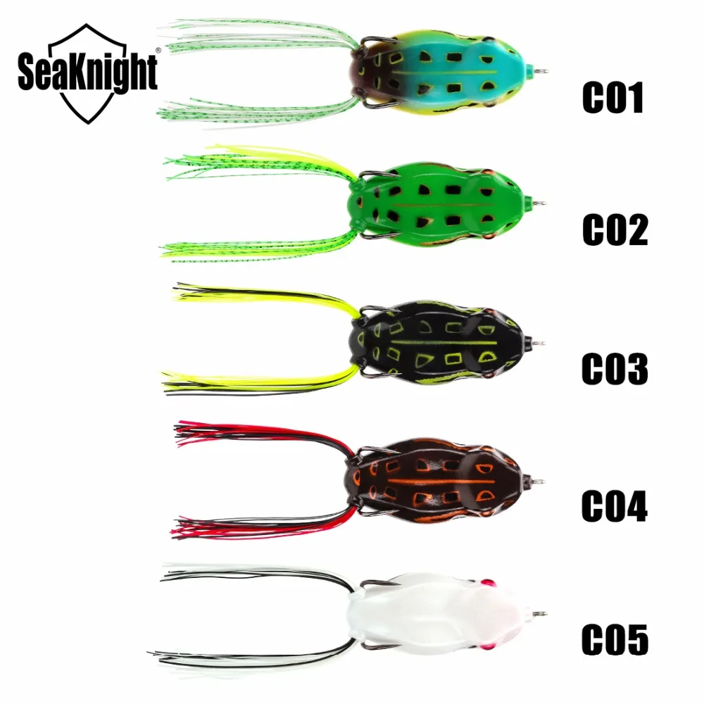 SeaKnight SK403 Mini Frogs Fishing Lure 5PCS  6.5g 45mm  water Floating Frogs Baits Rubber Fishing Lure