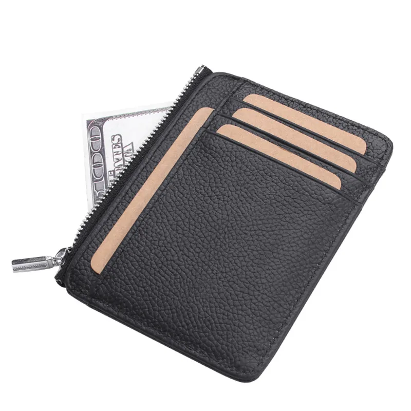 GUBINTU Famous Brand Rfid Wallets Genuine Leather Rfid Blocking Card Holder for Men Rfid Protected Card Holders Fashion Purse