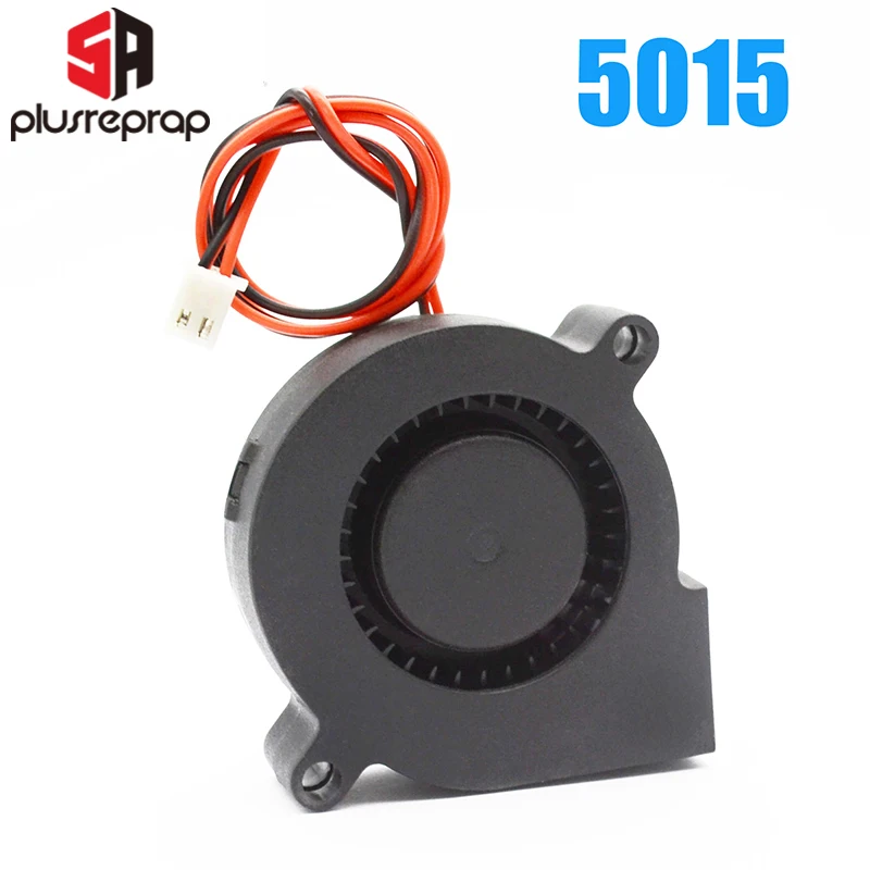 5015 12V 24V Kühlung Turbo Fan Bürstenlosen Extruder DC Kühler Gebläse 50x50x15mm Schwarz kunststoff Fan Für Reprap 3D Drucker – Detail 3